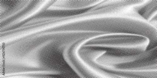 Halftone faded gradient texture. Grunge halftone grit background. White and black sand noise wallpaper. Retro pixilated vector backdrop