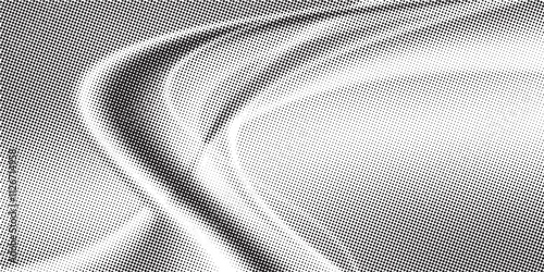 Halftone faded gradient texture. Grunge halftone grit background. White and black sand noise wallpaper. Retro pixilated vector backdrop