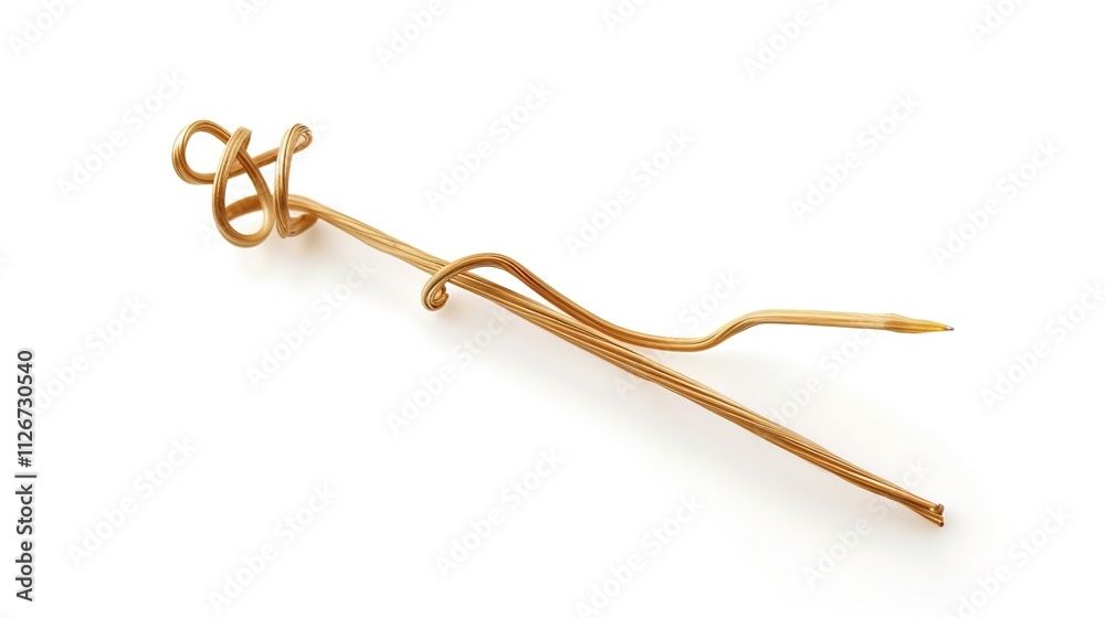 Hairpin isolated on white background Hairpin isolated on white background