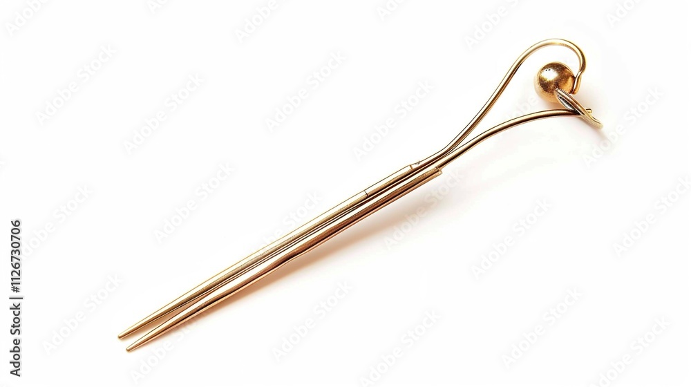 Hairpin isolated on white background Hairpin isolated on white background