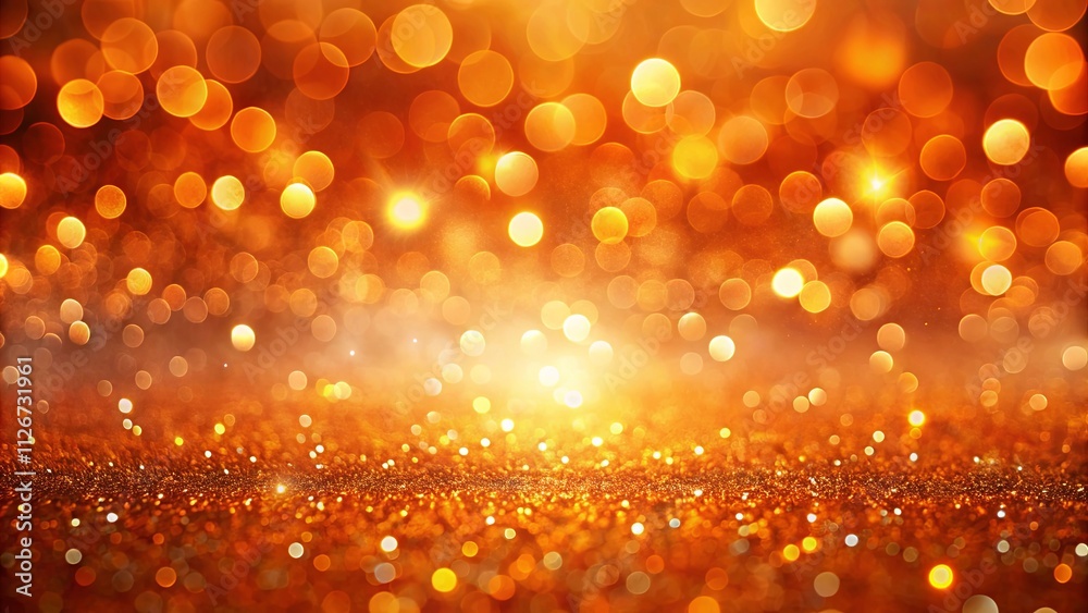 Amber Sparkle Shimmering Festive Background with Golden Glitter and Out-of-Focus Lights Amber Sparkle Shimmering Festive Background with Golden Glitter and Out-of-Focus Lights