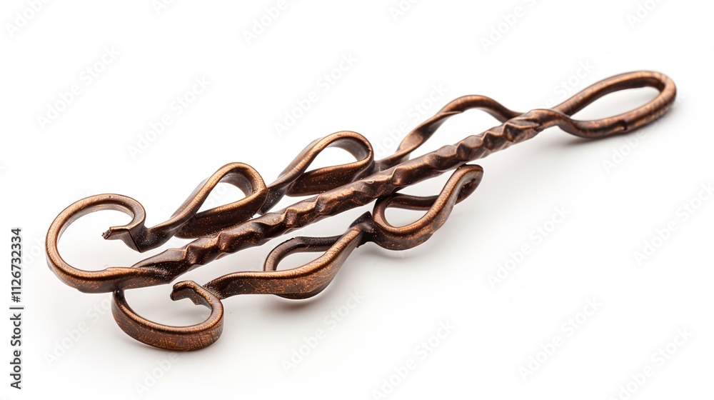 Obraz premium Hairpin isolated on white background