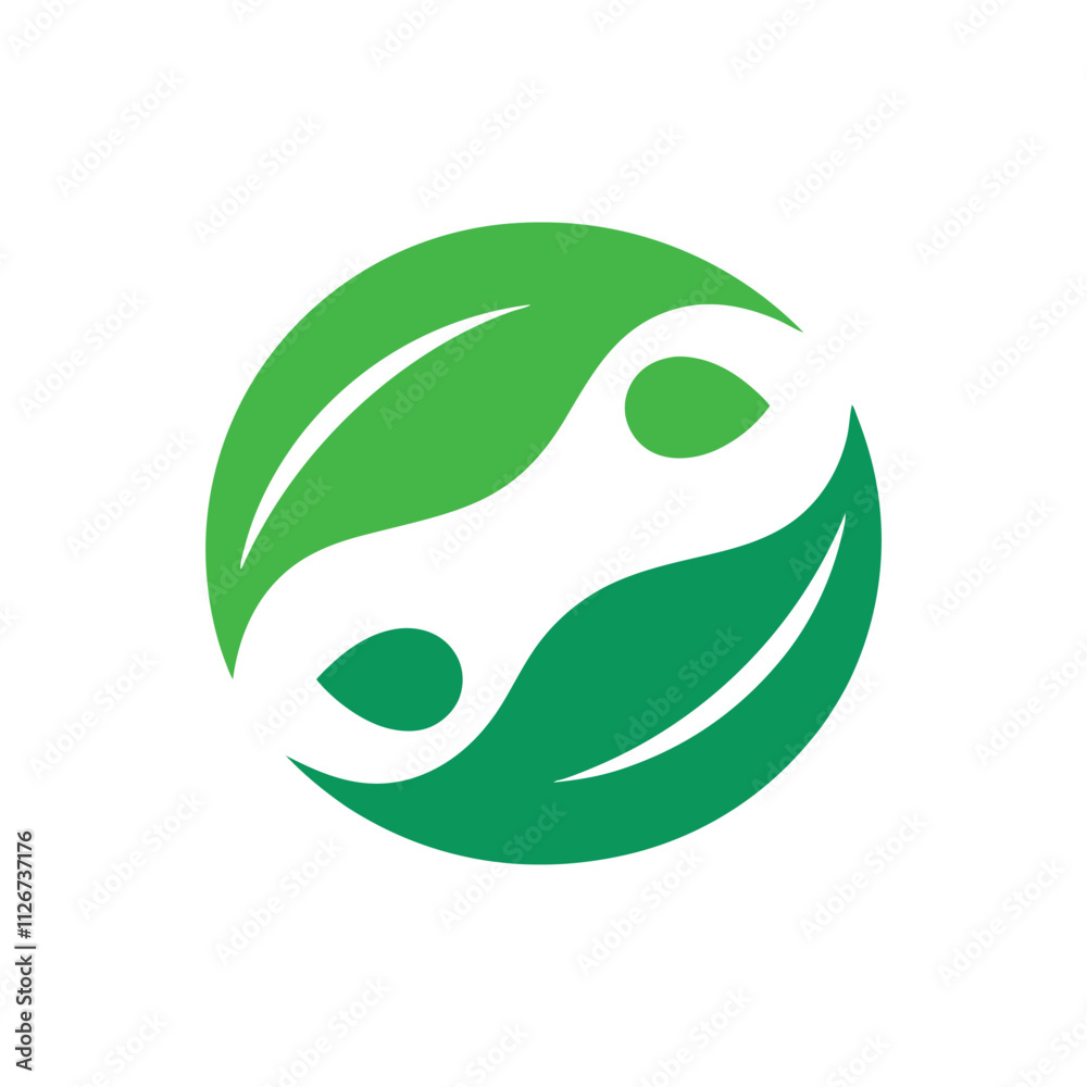 A clean leaf logo symbolizing harmony in nature.
A clean leaf logo symbolizing harmony in nature.