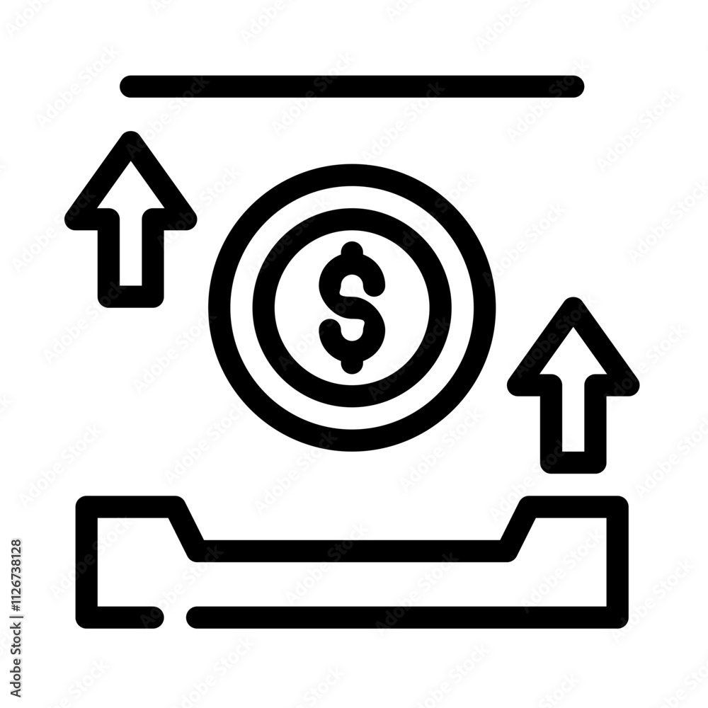 Icon Upload Icon With Style Outline Icon Upload Icon With Style Outline