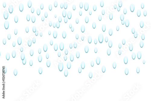 Water droplets close-up, perfect as an element for enhancing your design with a fresh and realistic touch. water drops background