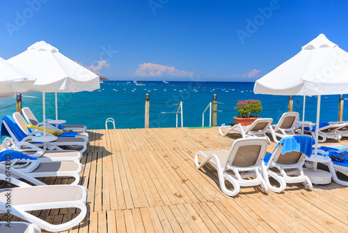 Fototapeta Naklejka Na Ścianę i Meble -  Beautiful Turkish Riviera near Tekirova. Kemer,Turkey