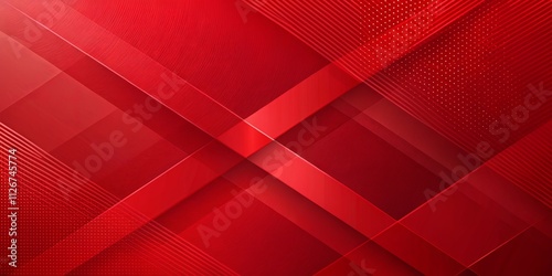 Abstract Red Geometric Design with Diagonal Lines and Texture