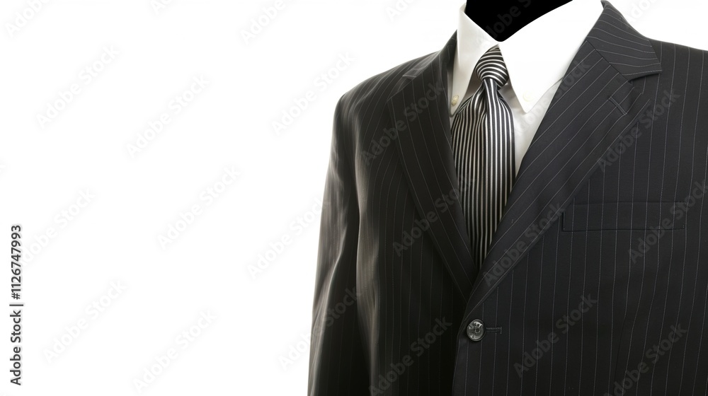 Suit isolated on white background