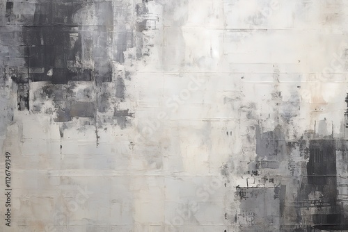 Abstract multicolor painting wtih grunge texture on canvas. Artwork mix brush stroke, splash color and oil, acrylic paint element. Modern contemporary art for wallpaper background
