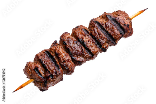 Juicy Grilled Meat Skewer Perfect for BBQ and Outdoor Cooking