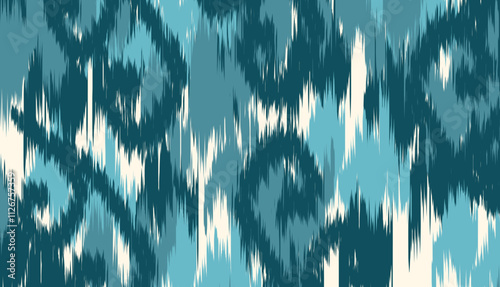 geometric ethnic vintage texture vector art design. textile fashion pattern line ikat seamless pattern and batik fabric texture asian background wallpaper geometry indian. Ethnic abstract ikat art .