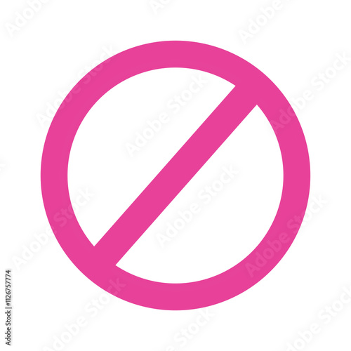 Free Download Doodle icon stop block attention for business, technology, learn, or music that can be used for sticker, document, book, mandala, scrapbook, icon, decorative, etc. with aesthetic colorful pink color - GFXLoad