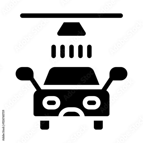 Drying solid icon