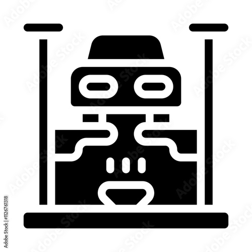 Undercarriage solid icon