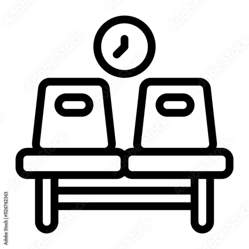 Waiting Room line icon