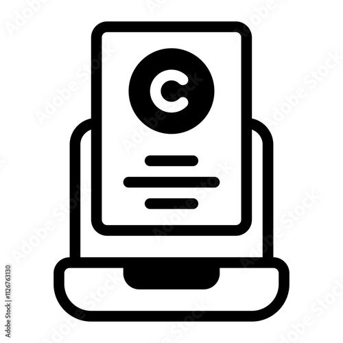 Auction glyph icon