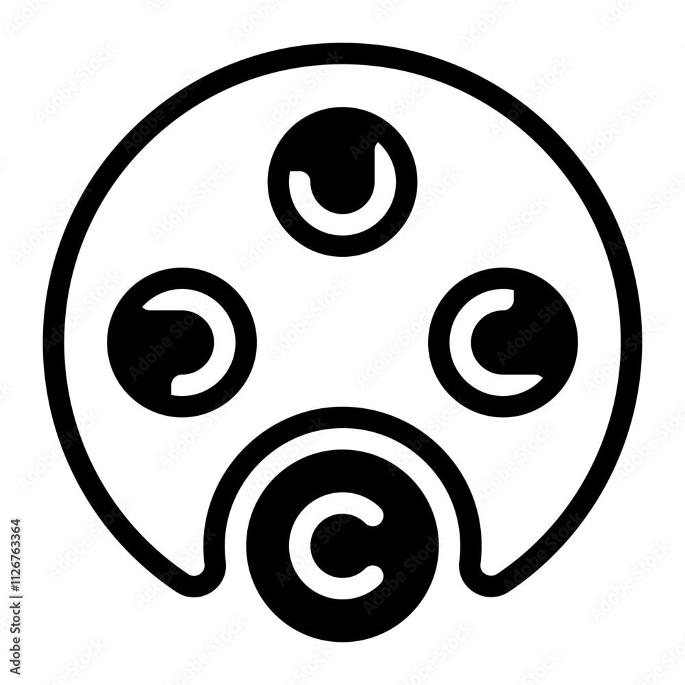 Copyrighted Art glyph icon Copyrighted Art glyph icon