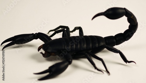 High-quality scorpion silhouettes for tattoos and design symbolizes protection transformation independence solitude and intelligence photo