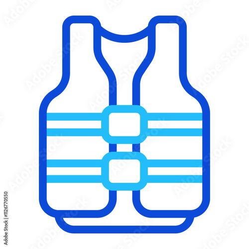 Life Vest duoline icon