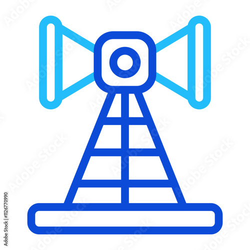 Radio Antenna duoline icon