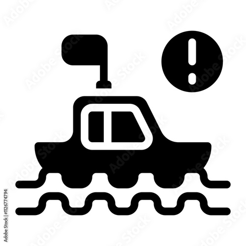 Boat solid icon