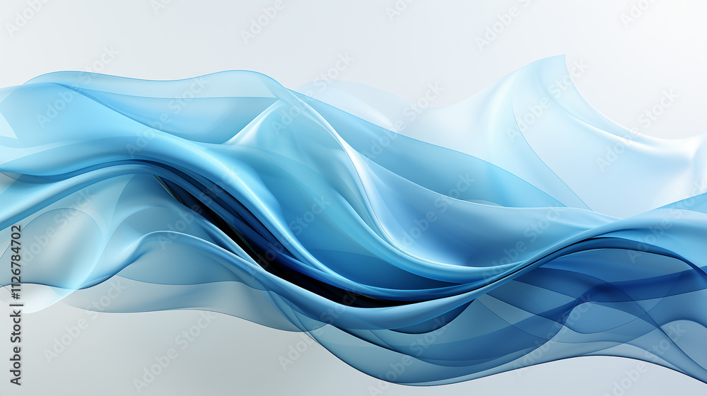 abstract blue background, with wavy elements for presentation design. Soft lines in motion on a light background. Vector illustration, wide banner for your advertising or social media promotion abstract blue background, with wavy elements for presentation design. Soft lines in motion on a light background. Vector illustration, wide banner for your advertising or social media promotion