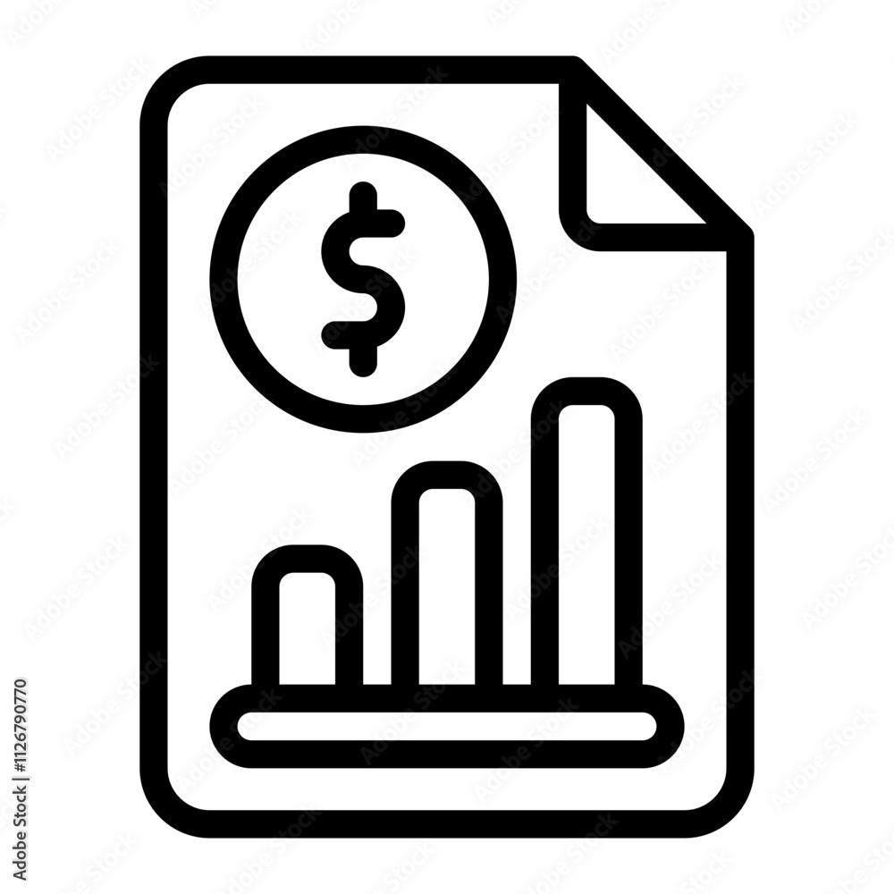 Balance Sheet line icon Balance Sheet line icon