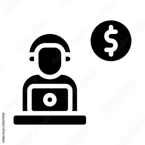 Self Employed solid icon