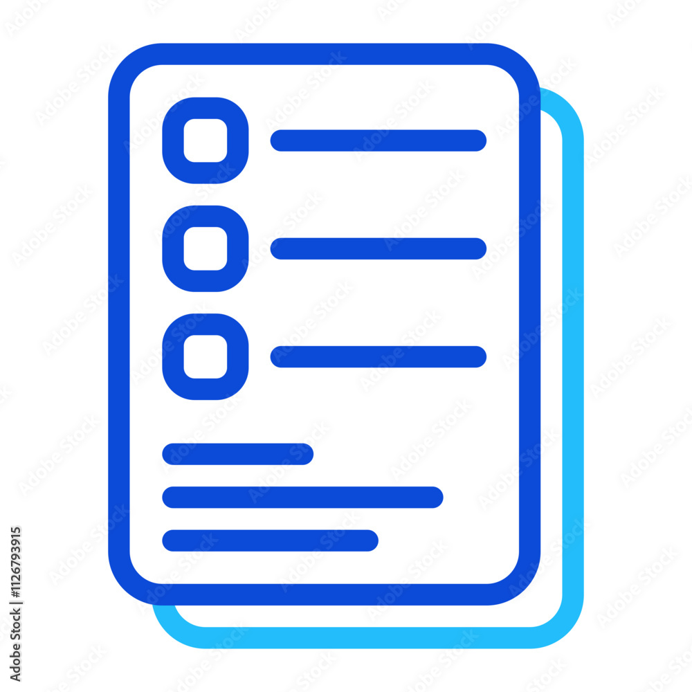 List Items duoline icon List Items duoline icon