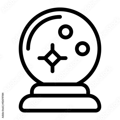 Fortune Teller line icon