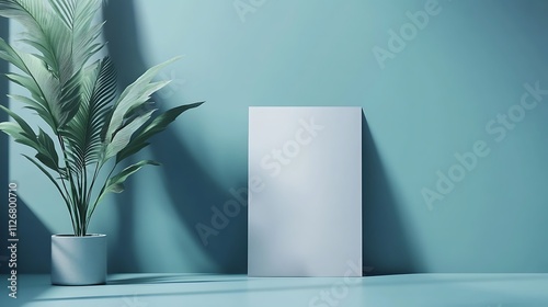 Business presentation vector A4 vertical orientation front page mock up set.