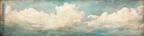 Watercolor, soft pastel colors, mixed media paper background.