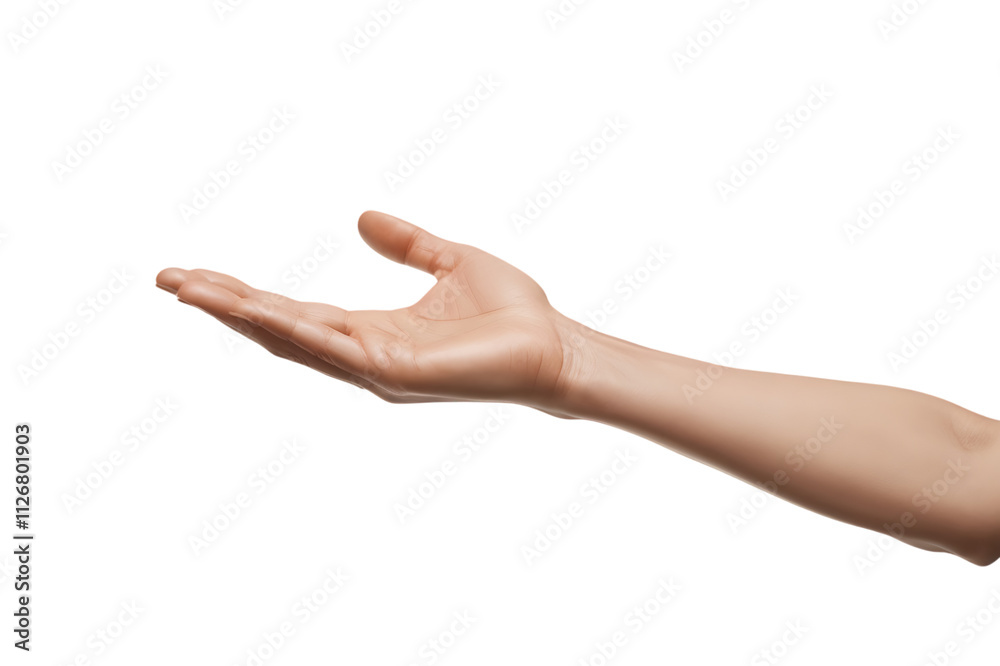 Realistic Human Hand isolated on transparent background Realistic Human Hand isolated on transparent background