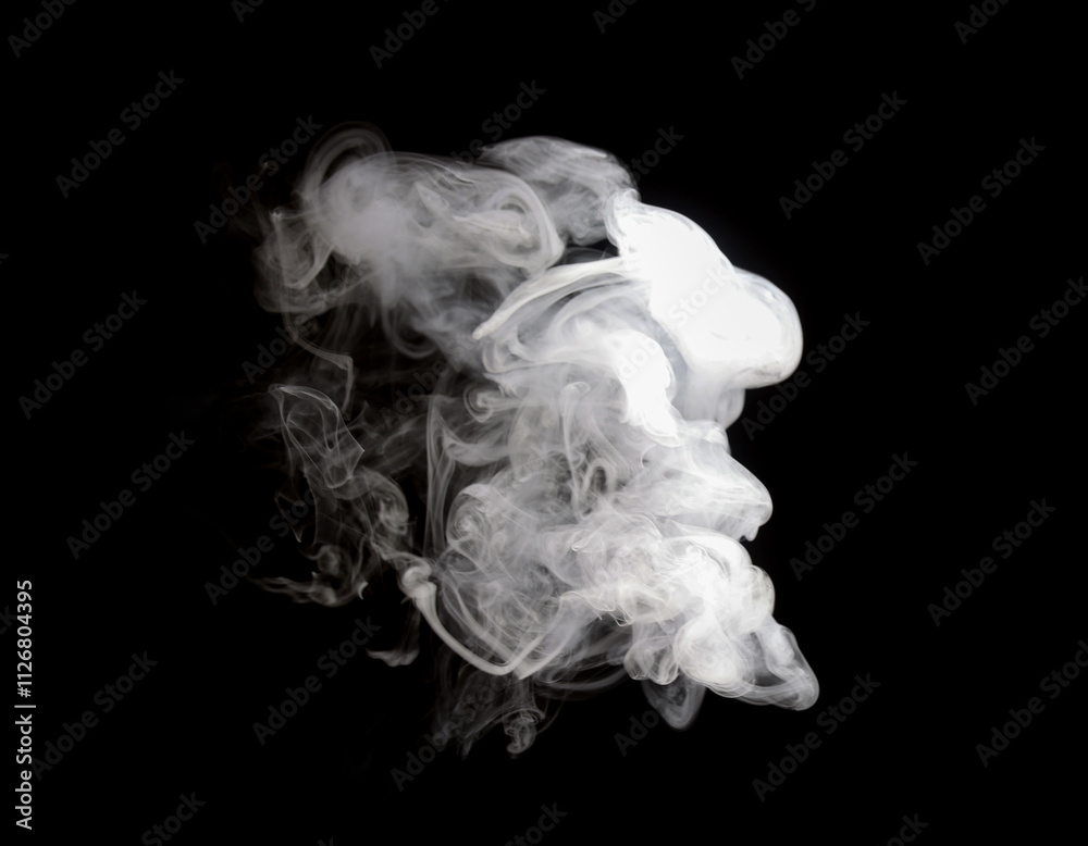 smoke black background. concept of texture cold mist or hot vapor, fog effect, and cloud for design air pollution, element smog smoke black background. concept of texture cold mist or hot vapor, fog effect, and cloud for design air pollution, element smog