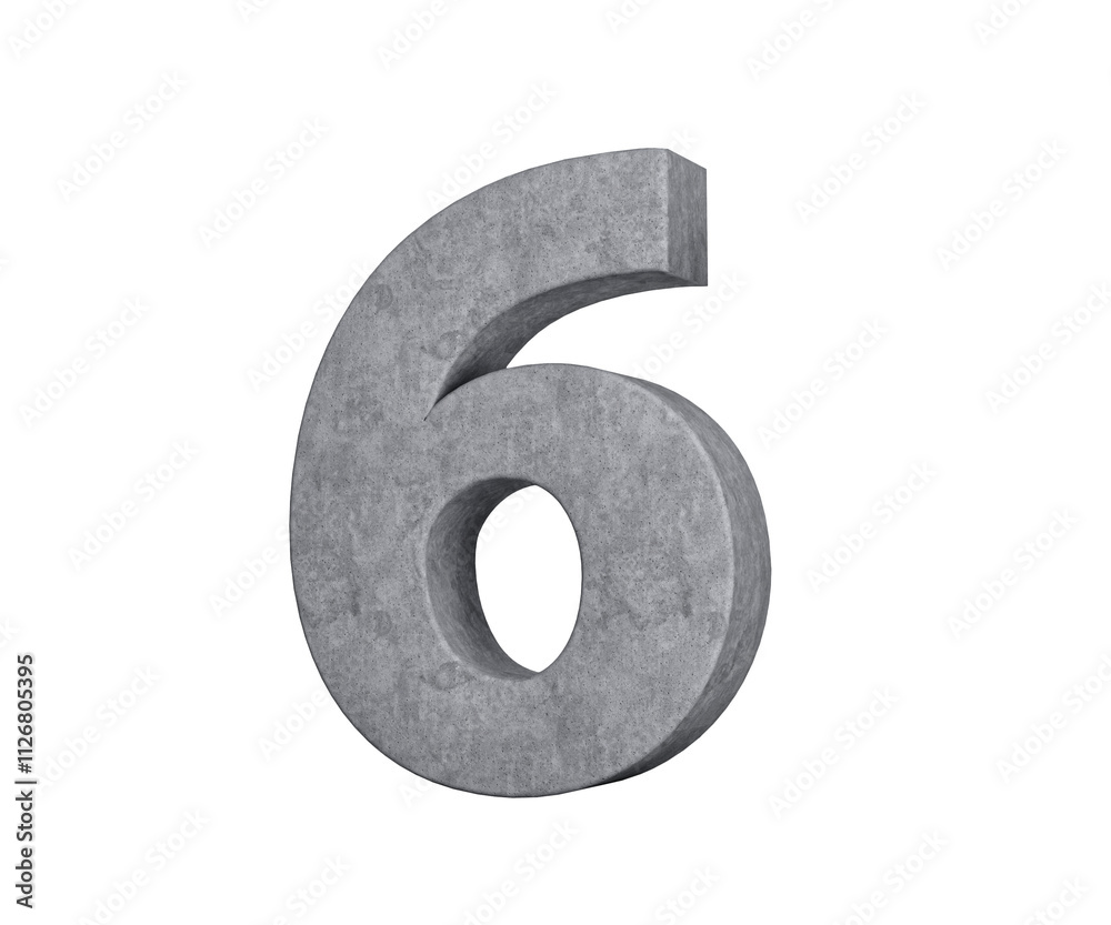 3d Concrete Number Six 6 Digit Made Of Grey Concrete Stone On White Background 3d Illustration
3d Concrete Number Six 6 Digit Made Of Grey Concrete Stone On White Background 3d Illustration
