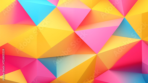 Minimal geometric background, strips shapes design.Abstract colorful background.