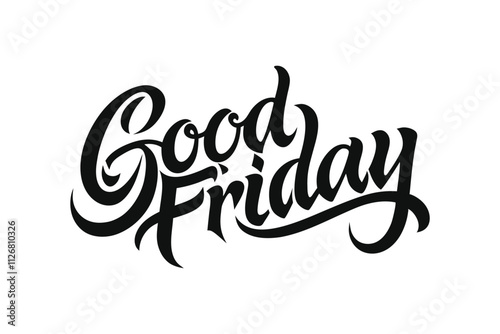 Good Friday Vector Design Religious Holiday Illustration
