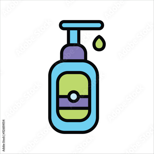 soap vector icon line template