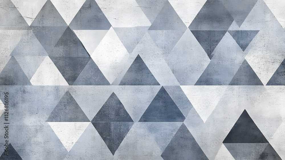 Abstract Grey and White Triangle Pattern Design Abstract Grey and White Triangle Pattern Design