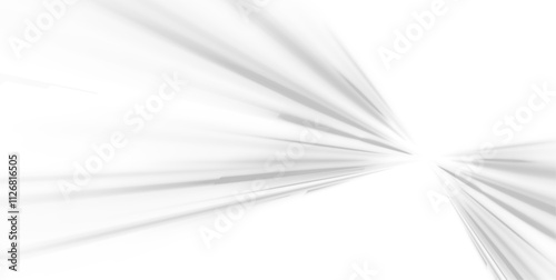 Png white rays vector abstract background. Futuristic technological style. Png Abstract background with speed lines. Vector movement illustration Futuristic. The light lines of the road vortex curve