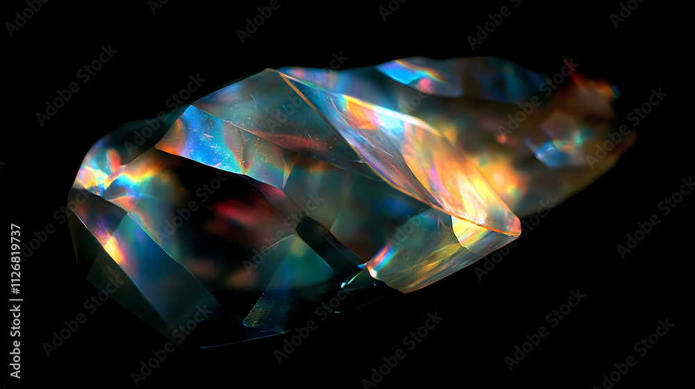 custom made wallpaper toronto digitalPrism light leak texture for photo overlay and effect. lens flare in abstract background. bokeh effect with glow and magical lights on black background. Opalescent. Illustration