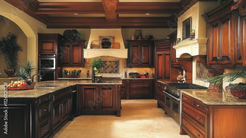 Luxurious and Elegant Wooden Kitchen Interior Design