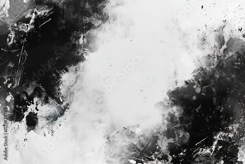 Wallpaper Mural Brush stroke and texture. Smear brush on a white background.
 Torontodigital.ca