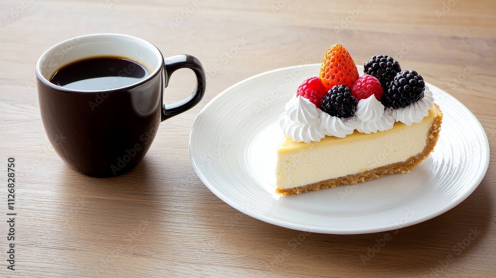 Cozy coffee aesthetic with a delightful dessert showcase Cozy coffee aesthetic with a delightful dessert showcase