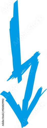 neon creepy graffiti in trendy street style Y2K abstract directional arrow movement