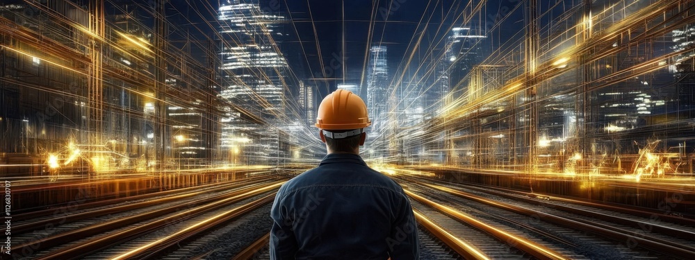 Hard hats protect workers in industrial settings.