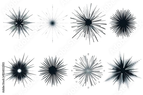 Light colored vector template with sea urchins. Glitter abstract layout with isolated sea urchins. The pattern can be used for websites of animals.
