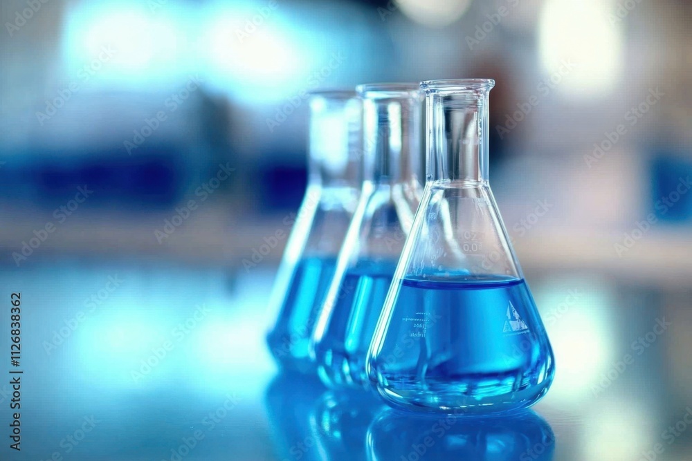 Empty Laboratory Table Highlights Focus on Experimentation Empty Laboratory Table Highlights Focus on Experimentation