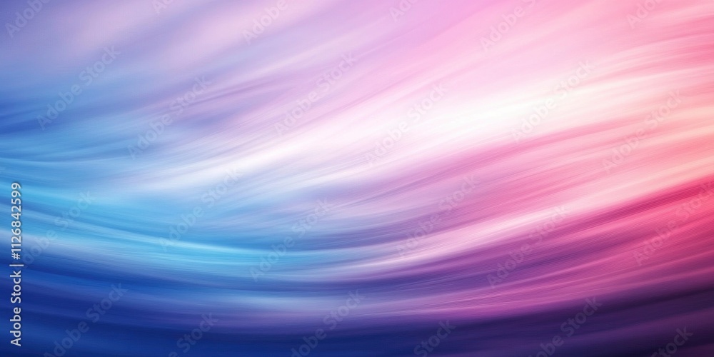 Obraz premium Abstract gradient background with blue, purple, and pink colors, smooth blurred background with wavy lines, blurred background with blurred edges.