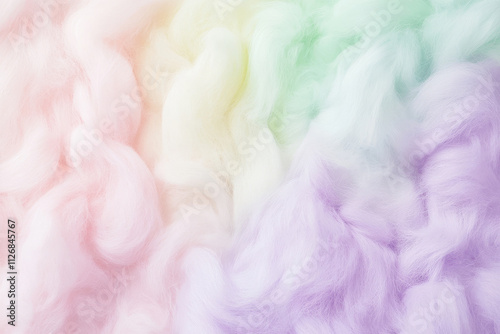 A soft color smoke background with gentle plumes of pastel pink, light green, and lavender, floating like a mist. photo